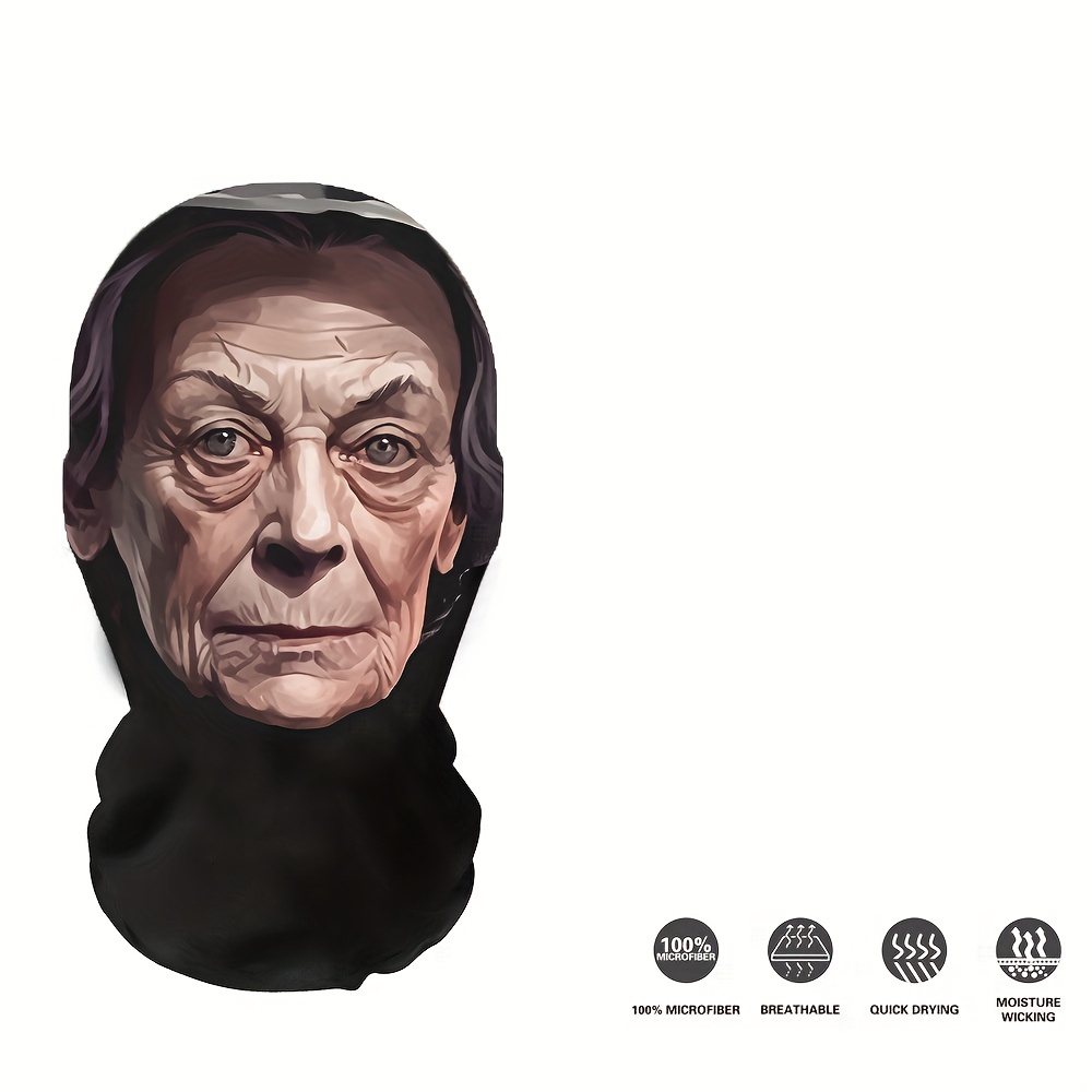 Scary Granny Mask for Party Gatherings